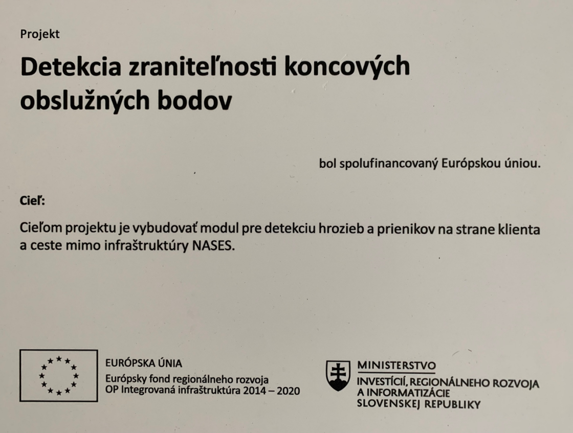 detekcia zranitelnosti koncovych obsluznych bodov - tabula